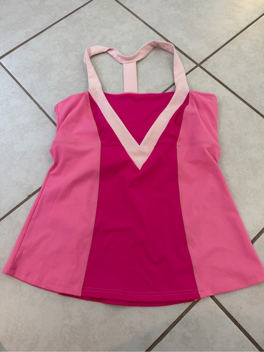 **Original** Crowned Athletics Pink Beauty Sleep Athletic Tank